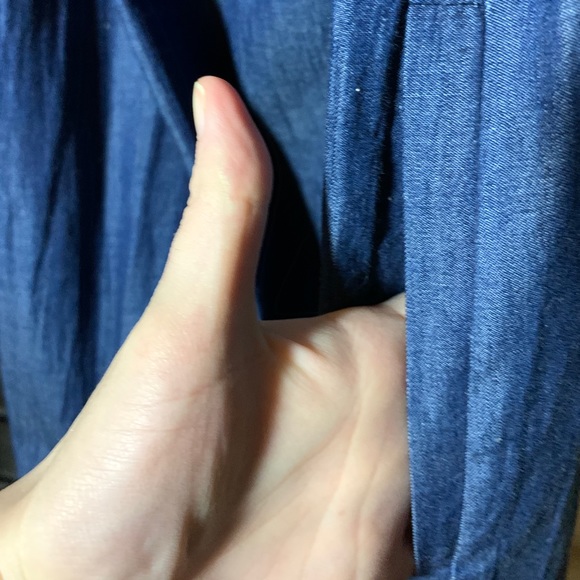 EUC Umgee Chambray Dress (Runs Large) - Picture 5 of 7